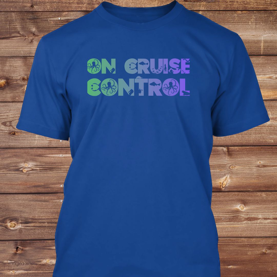 On Cruise Control (Typography) T-Shirt