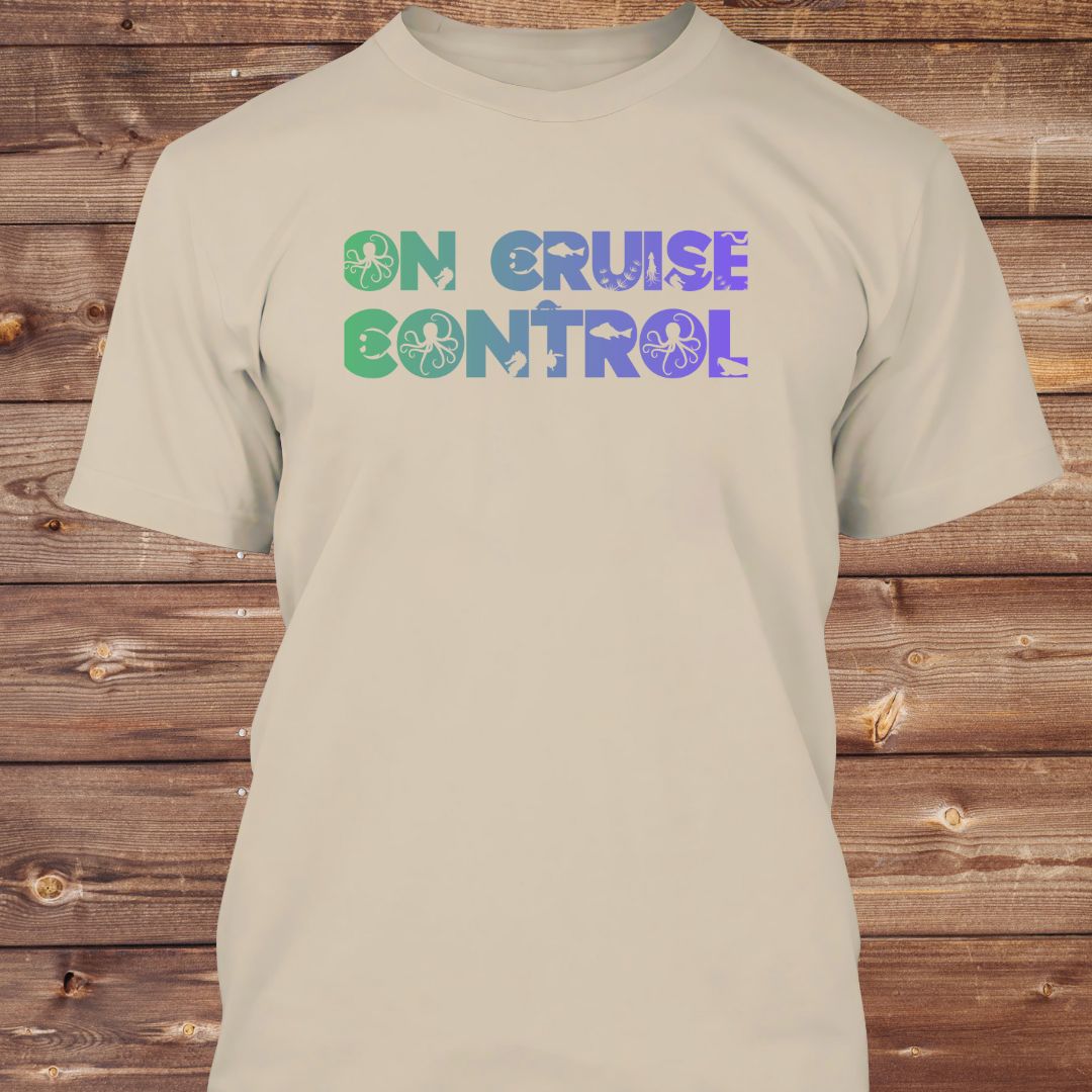 On Cruise Control (Typography) T-Shirt