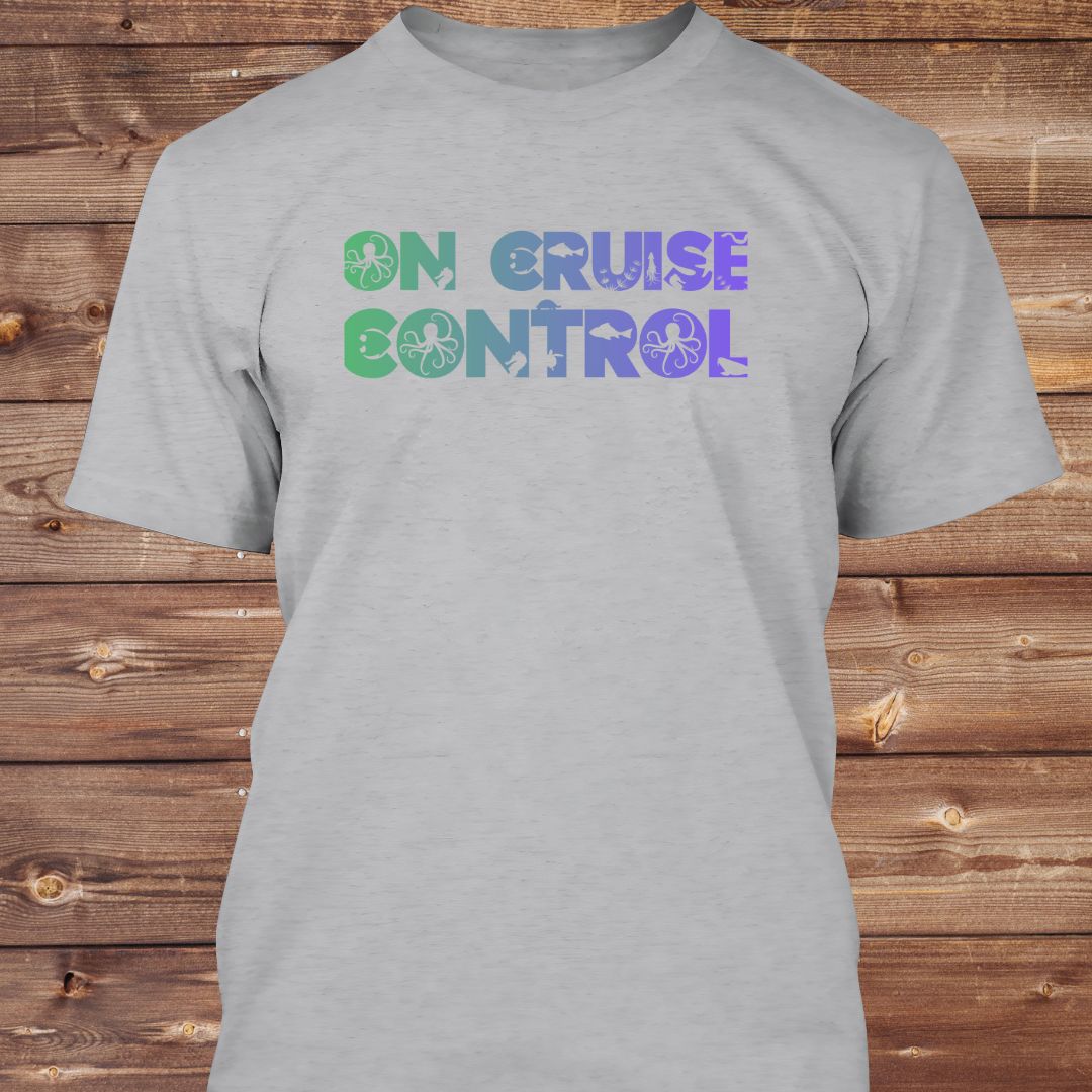 On Cruise Control (Typography) T-Shirt