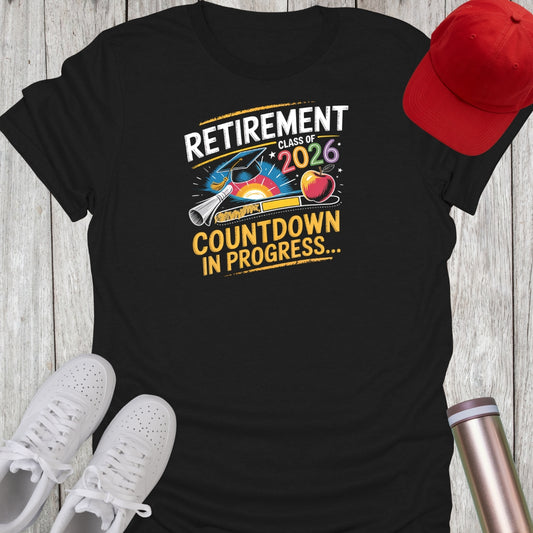 Teacher Retirement Countdown T-Shirt
