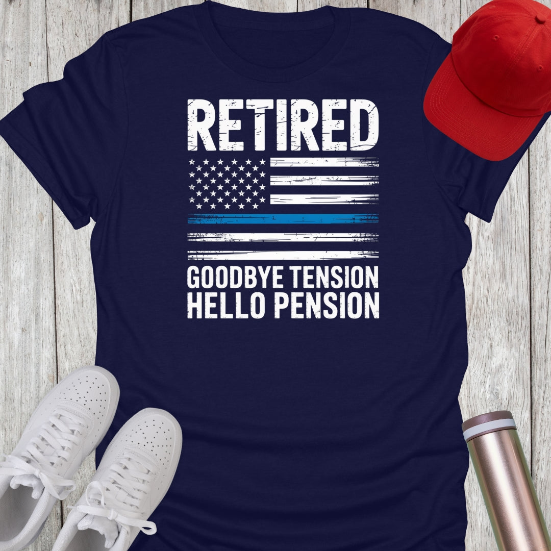 Retired Thin Blue Line T-Shirt