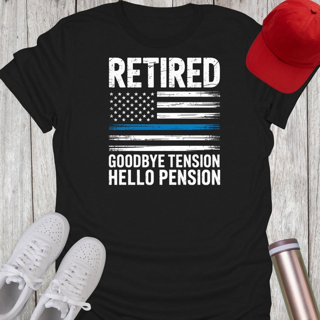 Retired Thin Blue Line T-Shirt