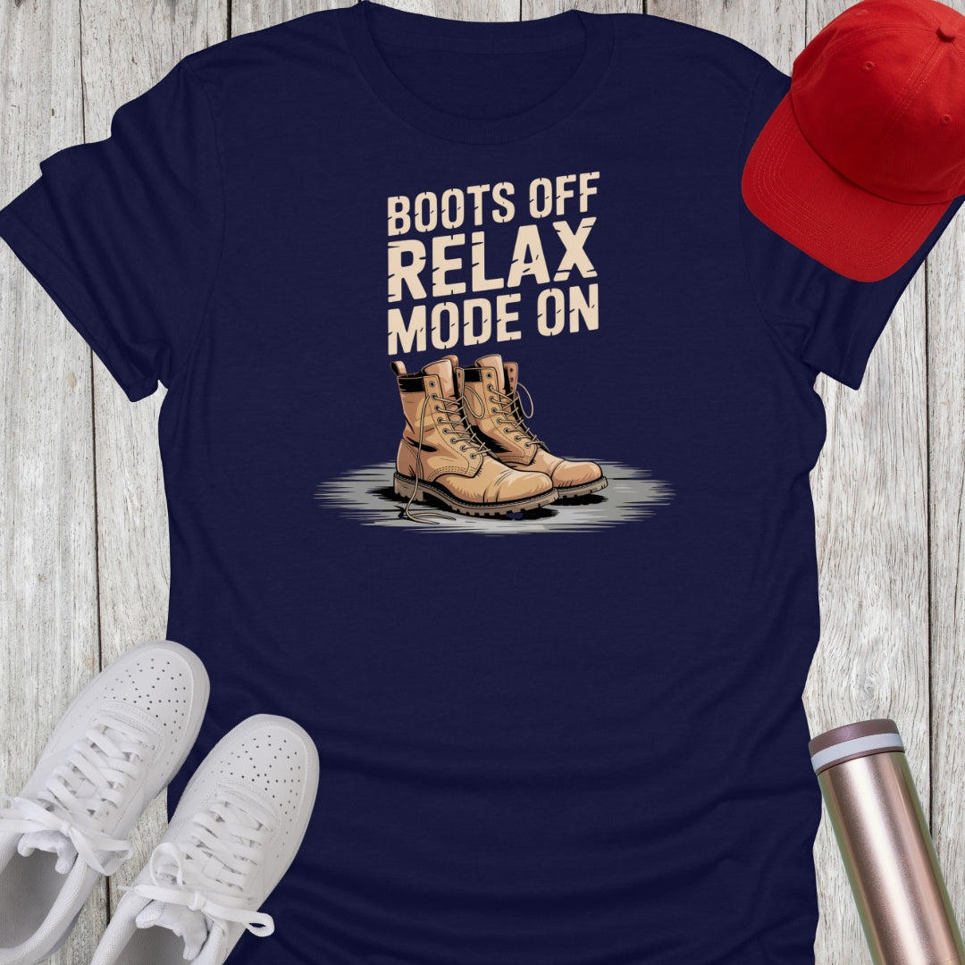 Boots Off Veteran T-Shirt