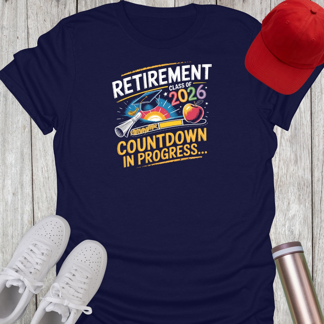 Teacher Retirement Countdown T-Shirt