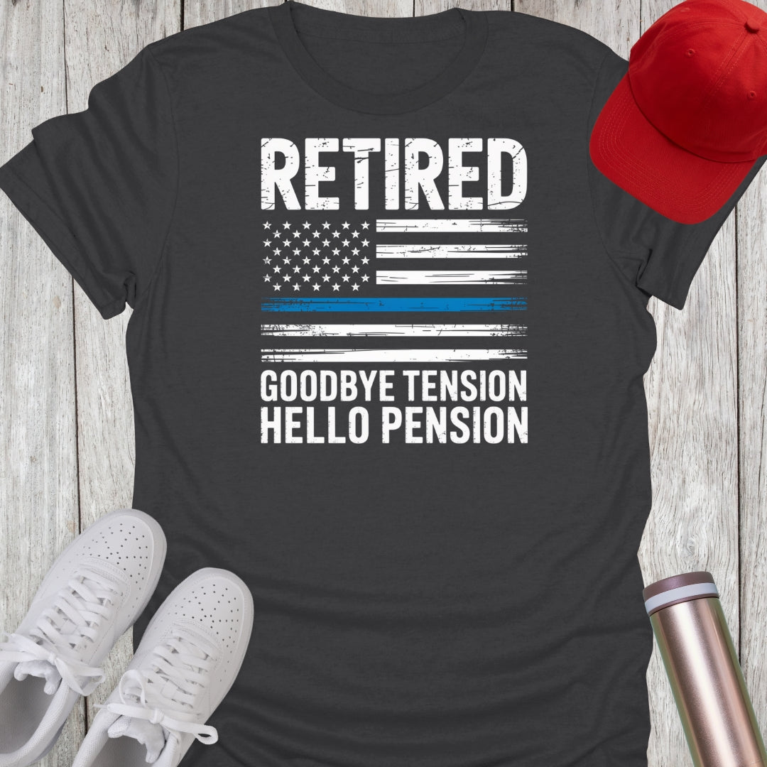 Retired Thin Blue Line T-Shirt