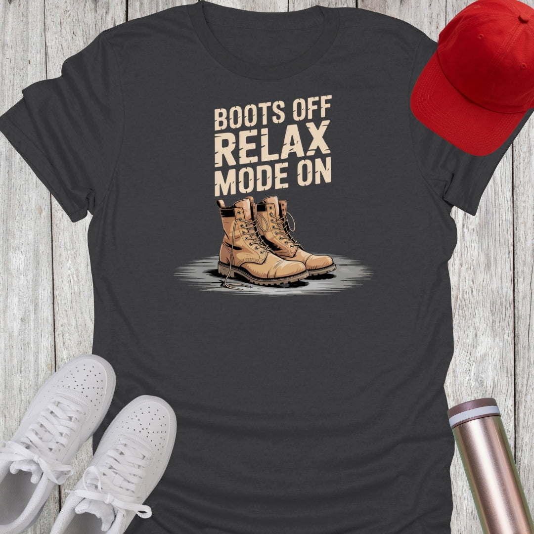 Boots Off Veteran T-Shirt
