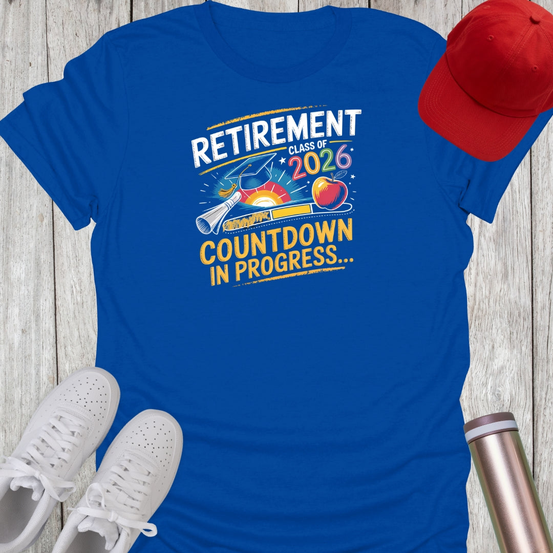 Teacher Retirement Countdown T-Shirt