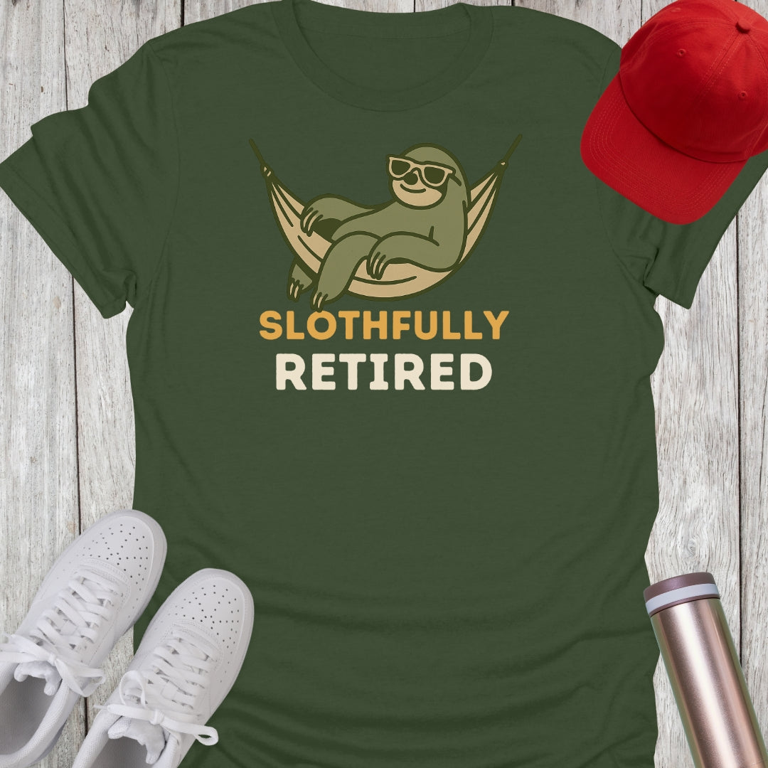 Slothfully Retired T-Shirt